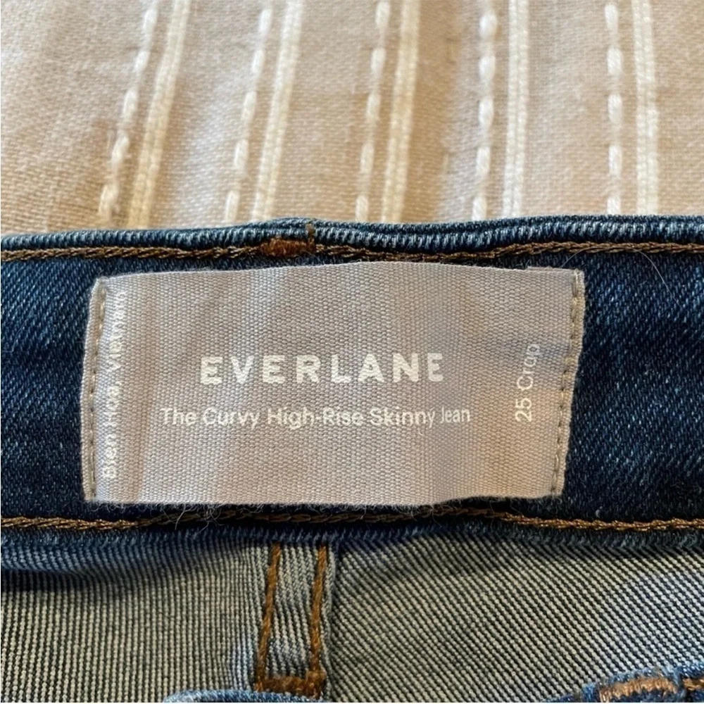 Everlane The Curvy High Rise Skinny Jeans 25 Crop